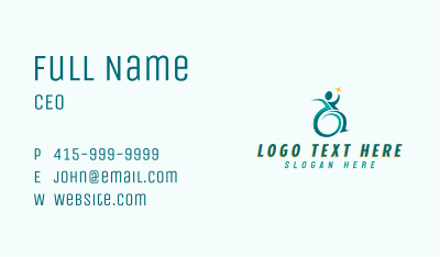 Physiotherapy Wheelchair Clinic Business Card Image Preview