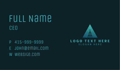 Agency Pyramid Studio Business Card Image Preview