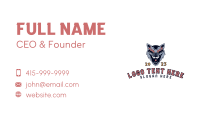 Gaming Wolf Canine Business Card Image Preview