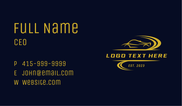 Car Auto Vehicle Business Card Design Image Preview