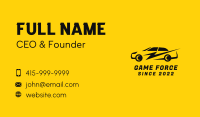 Lightning Sports Car Business Card Image Preview