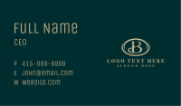 Elegant Business Letter B Business Card Image Preview