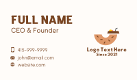 Donut Dessert Drink  Business Card Design