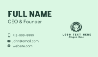 Botanical Nature Woman Business Card Image Preview