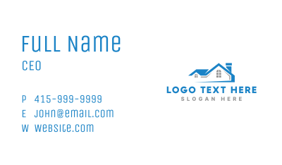 Residential Homes Roofing  Business Card Image Preview