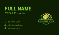 Flame Tennis Ball Business Card Image Preview