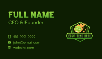 Flame Tennis Ball Business Card Preview