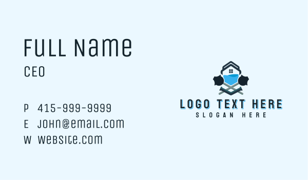  House Plumbing Plunger Business Card Design Image Preview