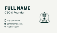 Shovel Plant Gardening Business Card Design