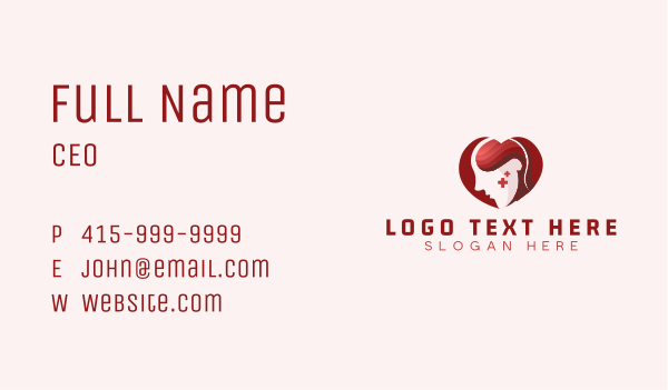 Brain Mental Health Business Card Design Image Preview