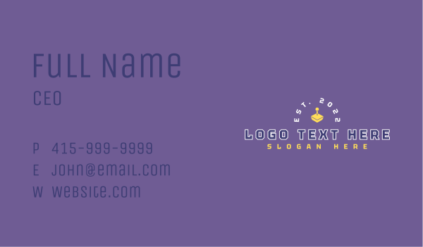 Gaming Controller Arcade  Business Card Design Image Preview