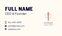 Baseball Pitch Badge Business Card Image Preview
