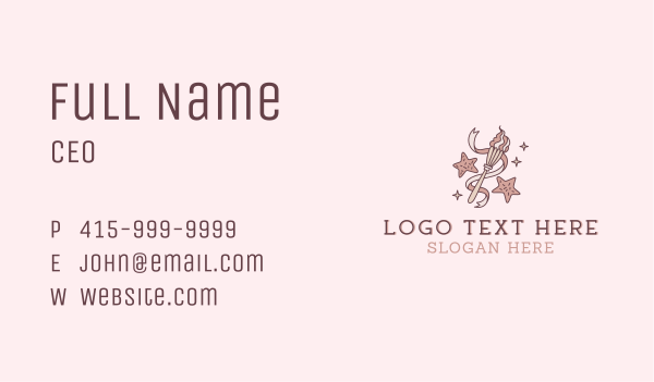 Cookie Star Sweets Business Card Design Image Preview