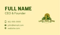 Forest Mountain Peak Business Card Image Preview