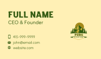 Forest Mountain Peak Business Card Image Preview