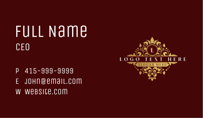 Crown Decorative Royalty Business Card Image Preview