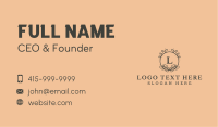 Floral Wellness Letter  Business Card Image Preview
