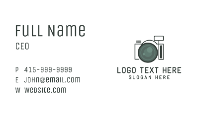 Camera Lens Photography Business Card Image Preview