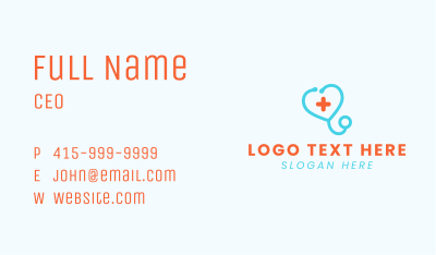 Physician Medical Care  Business Card