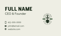 Shovel Gardening Leaves Business Card Image Preview