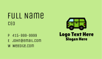 Camper Van Transport  Business Card Image Preview