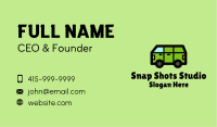 Camper Van Transport  Business Card Image Preview