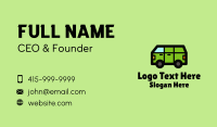 Camper Van Transport  Business Card Image Preview