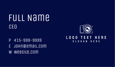 Camera Photo Studio Business Card Image Preview