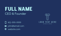 Cyber Tech Letter T Business Card Image Preview