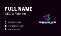 Neon Ninja Gaming Business Card Image Preview