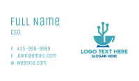 Technological Coffee Business Card Image Preview