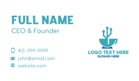 Technological Coffee Business Card Image Preview