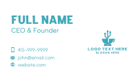 Technological Coffee Business Card Preview
