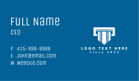 White Pillar Contractor  Business Card Image Preview