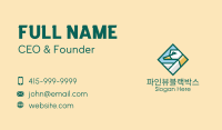 Geometric Duck Diamond  Business Card Image Preview