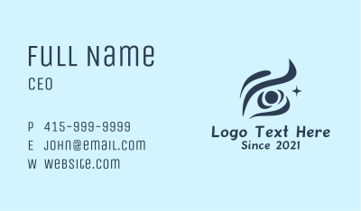 Eye Optical Clinic Business Card