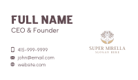 Wellness Nature Tree Woman Business Card Image Preview