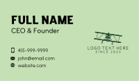 Military War Aircraft Business Card Image Preview