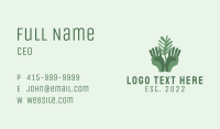 Green Hand Gardening  Business Card Image Preview