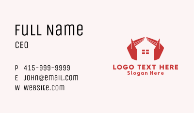 Housing Property Developer Business Card Image Preview