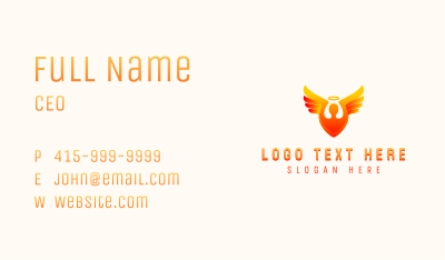 Holy Spiritual Angel Business Card Image Preview