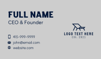 Beach Chair Furniture Business Card Preview