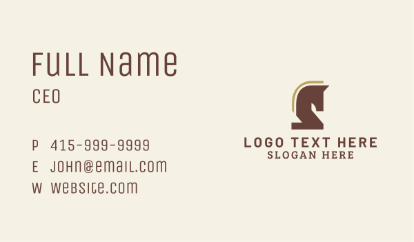 Equine Horse Firm Business Card Design Image Preview
