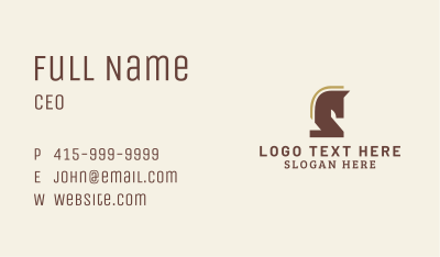 Equine Horse Firm Business Card Image Preview