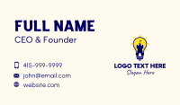 Light Bulb Tower Fort Business Card Image Preview