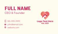Heart House Dealer Business Card Image Preview