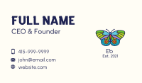 Colorful Moth Business Card Image Preview