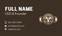 Fitness Barbell Gym Business Card Image Preview