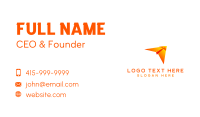Plane Logistics Delivery Business Card Image Preview
