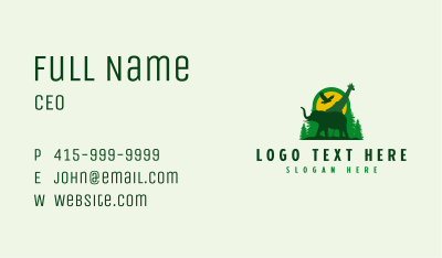 Forest Animal Jungle Business Card Image Preview